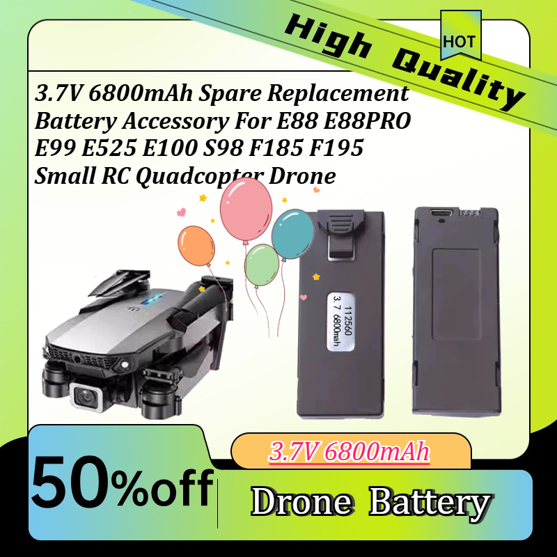 Drone Rc E99 - 3.7V 6800mAh Zapasowa Bateria Zamienna Akcesorium