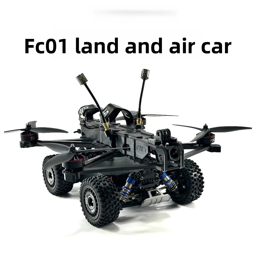 Drone Rc Car Hybrid - Amfibijny 7-calowy dron FPV – pojazd