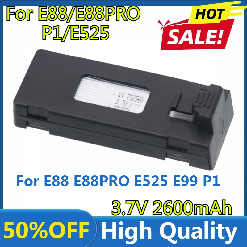 Drone Rc E99 - Bateria E88 3.7V 2600mAh Lipo do
