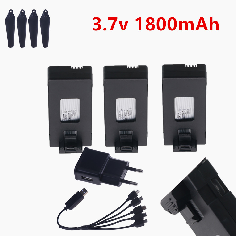 Drone Rc E99 - Akumulator Lipo 3.7V 1800mAh lub ładowarka