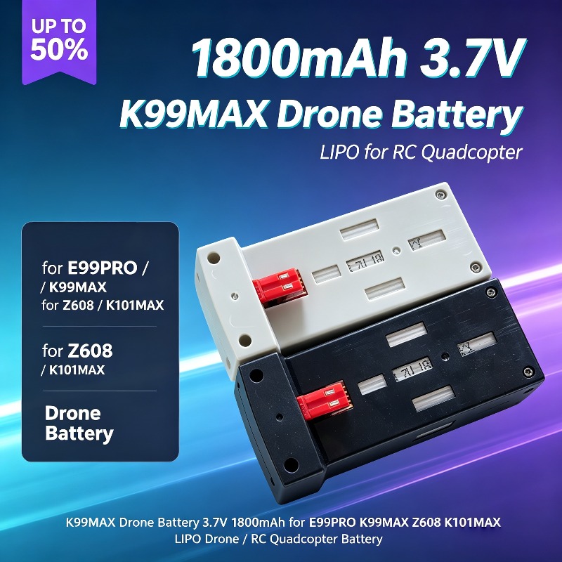 Drone Rc E99 Pro - Bateria do drona K99MAX 3.7V 1800mAh