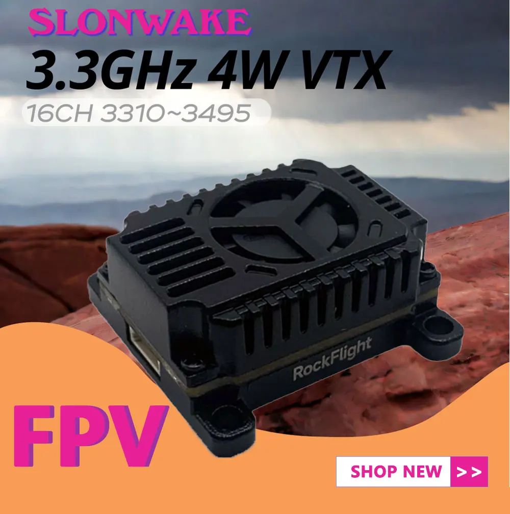 SLONWAKE FPV 3.3G 16CH 4000mW  – Drone Rc Toy recenzja i cena