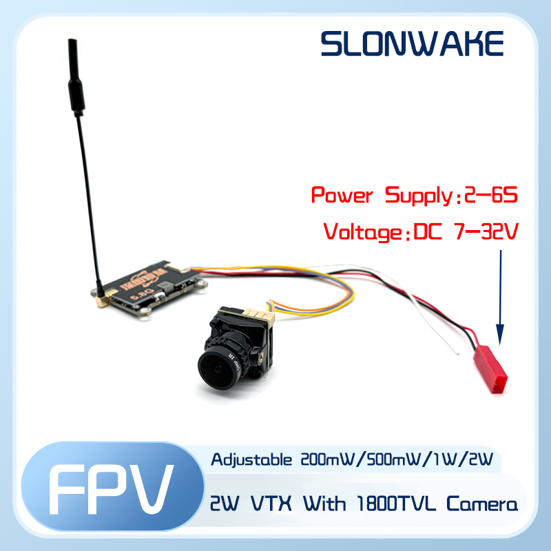 Nadajnik SLONWAKE 5.8G 56CH 2W – Fpv Camera Cmos recenzja i cena
