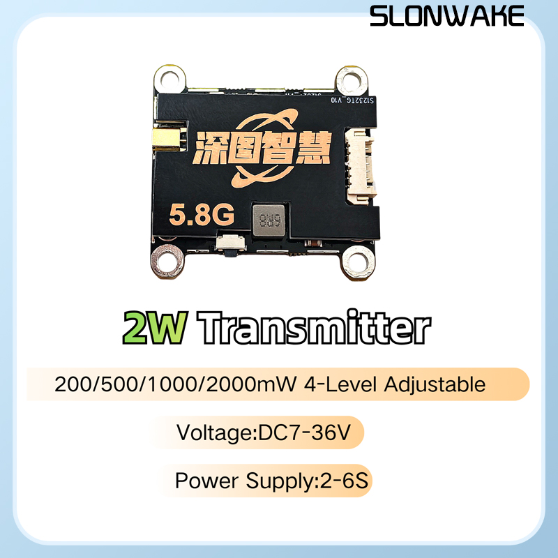 Nadajnik SLONWAKE 5.8G 56CH 2W – Fpv Camera Cmos recenzja i cena