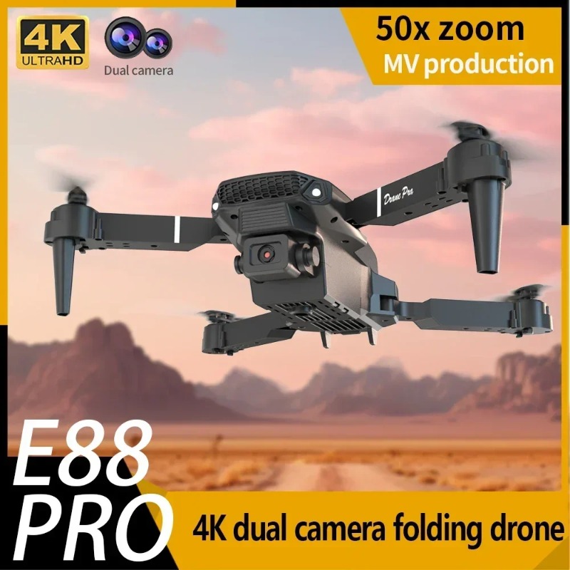 E88 Mini Dron z Kamerą 4K HD W – Drone Pro Rc Ufo recenzja i cena
