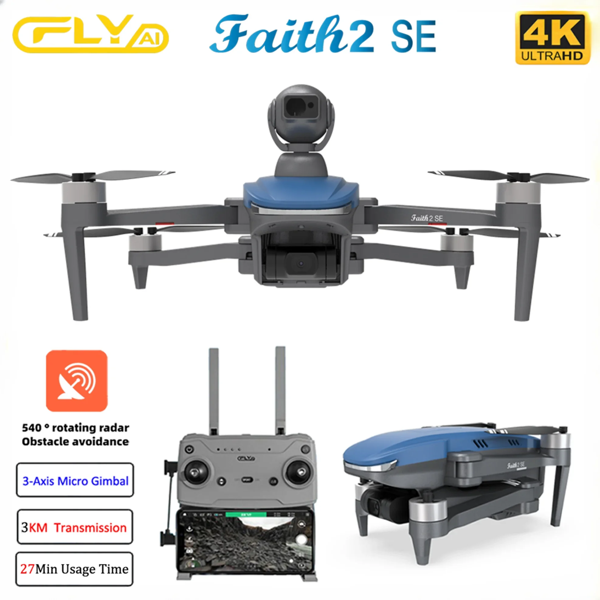 Faith 2 SE z 540 °   Profesjon – Drone Rc Fpv Manual recenzja i cena