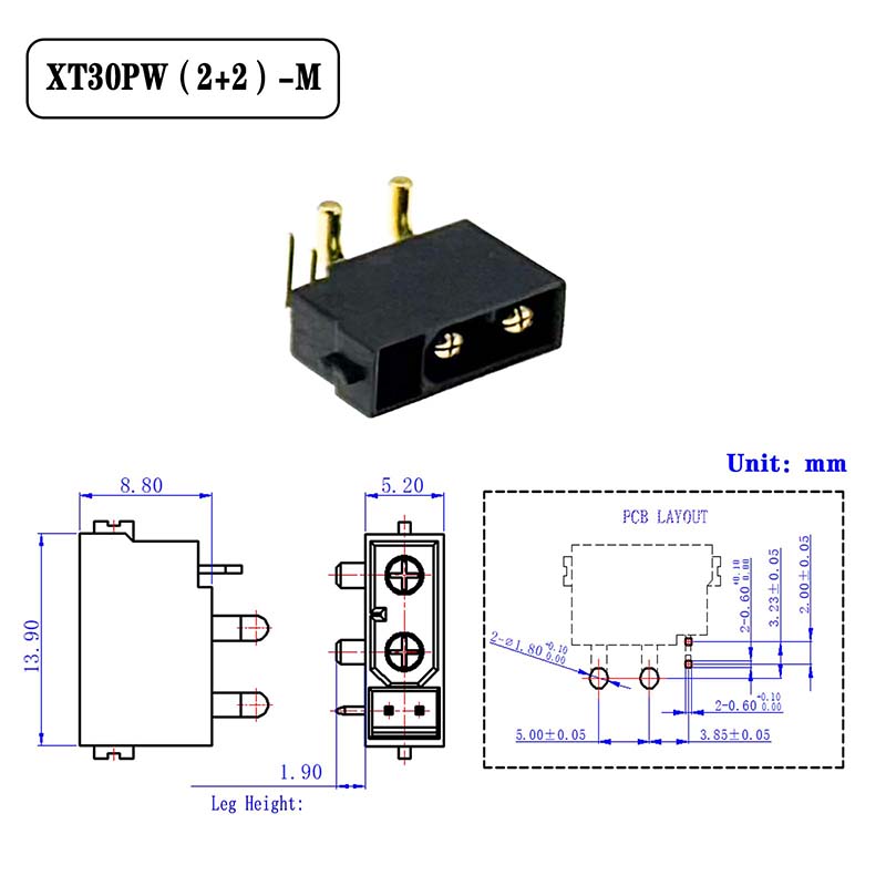 5 szt. Amass XT30(2+2)-F XT30P – Drone Rc Signal recenzja i cena
