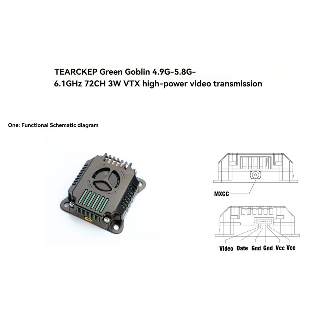 Nadajnik analogowy FPV 4.9 do  – Analog Fpv Transmitter recenzja i cena