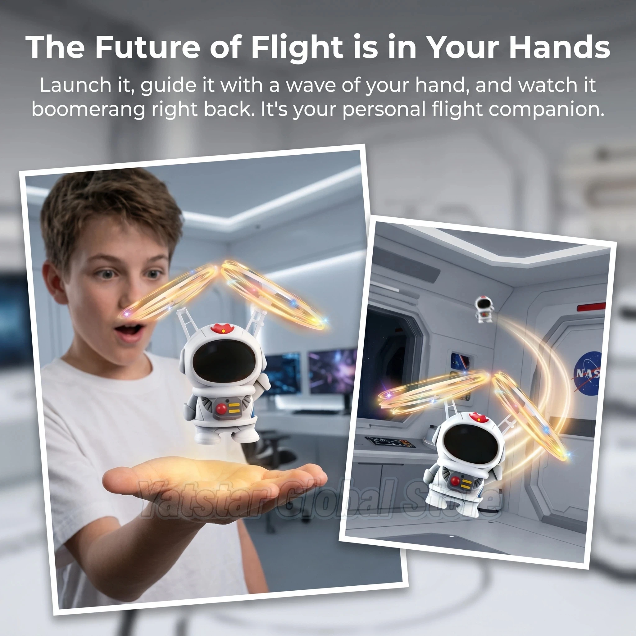 Kreatywny Mini Dron Astronauta – Drone Pro Rc Ufo recenzja i cena