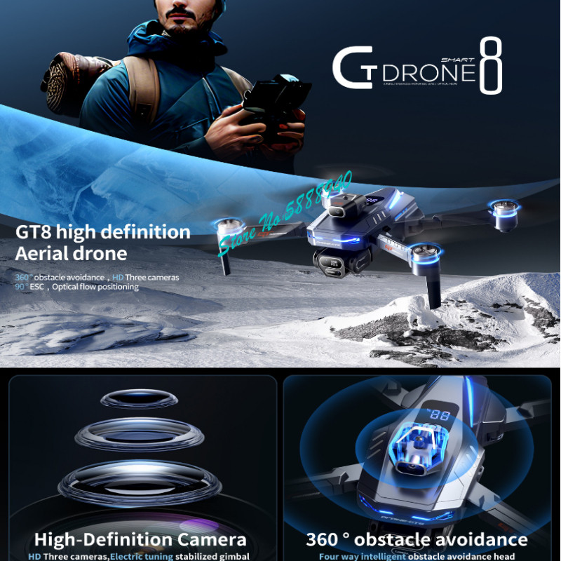 Bezszczotkowy dron RC 8K ESC z – Drone Rc Fpv Manual recenzja i cena