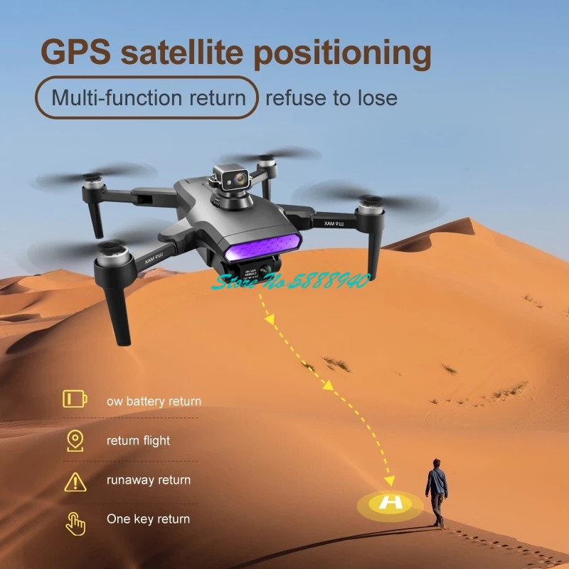 Bezszczotkowy GPS Retuen 360°  – Drone Rc Fpv Manual recenzja i cena