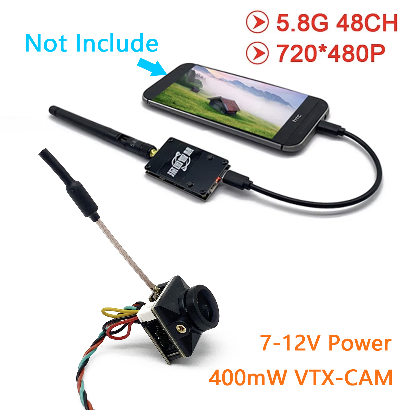 SLONWAKE 5.8G Analogowy Odbior – Analog Fpv Transmitter recenzja i cena