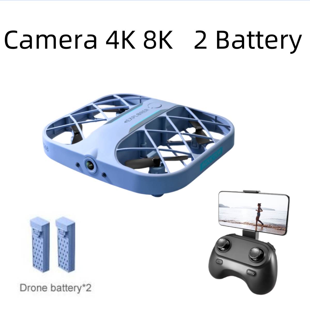 JJRC H107 FPV RC Dron z 2 Bate – Drone Rc Helicopter With Camera recenzja i cena